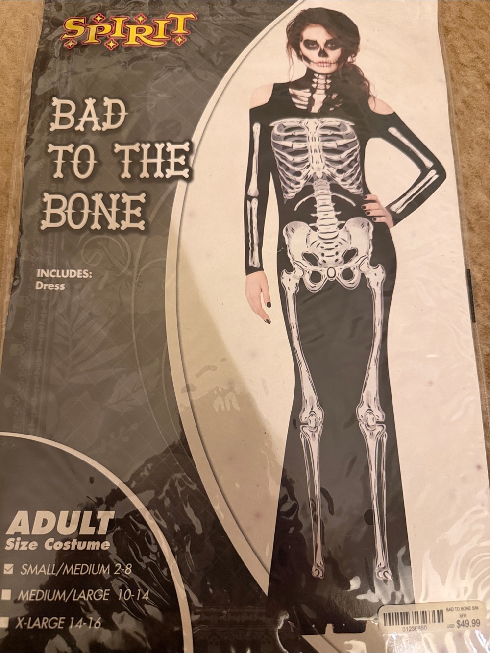 Women’s “Bad to the Bone” dress costume